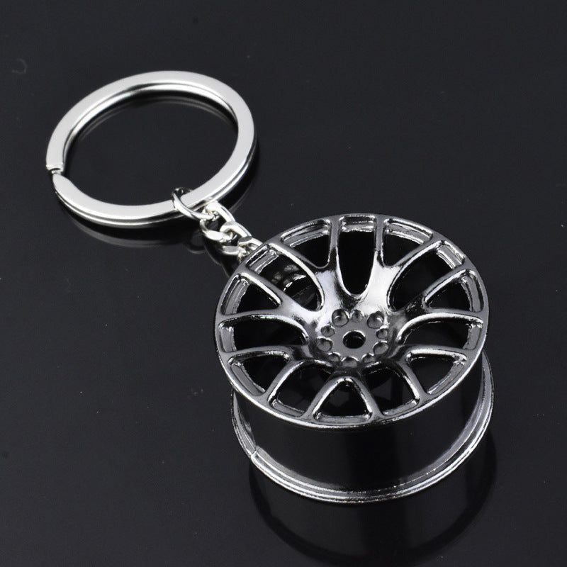 Wholesale Car Modified Wheel Hub Metal Keychain